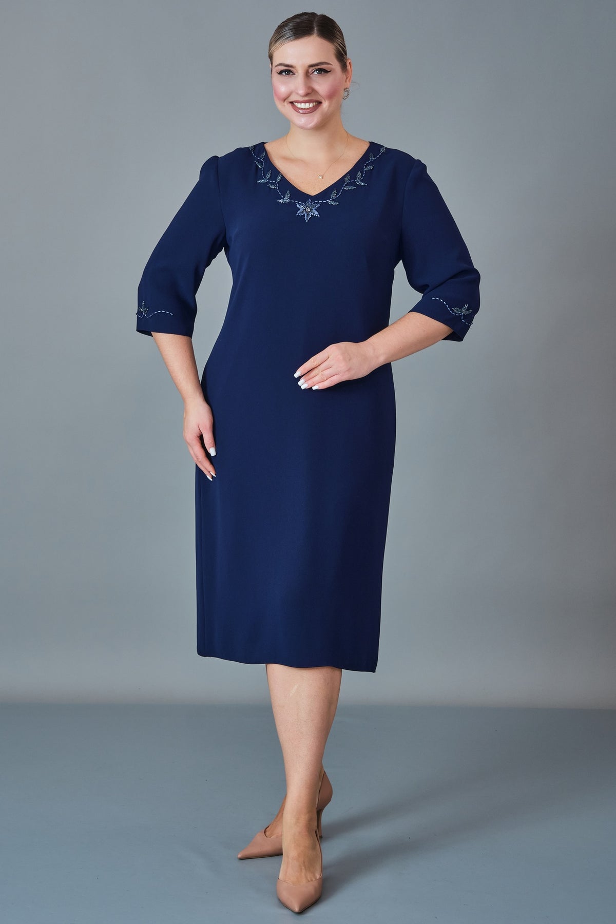 Karen - Extended Plus Size Dress (KRN27K4358)
