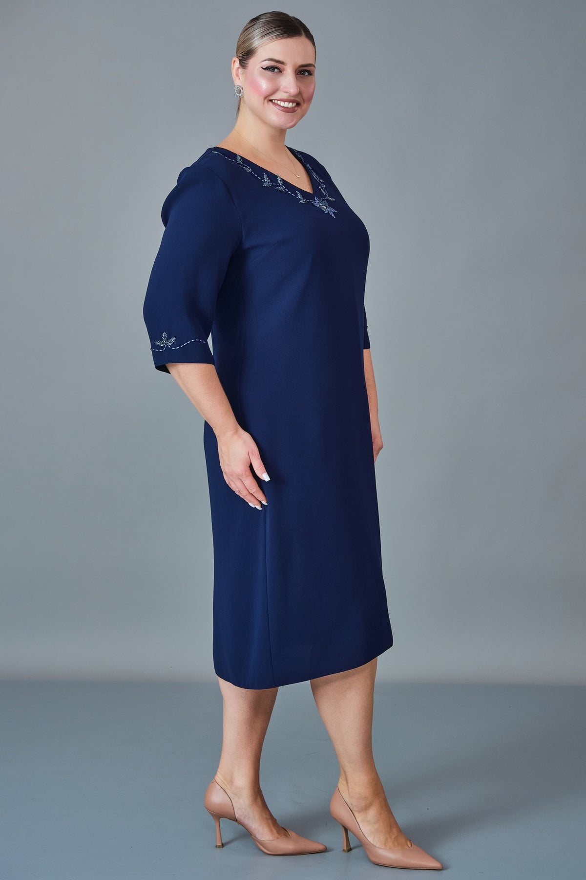 Karen - Extended Plus Size Dress (KRN27K4358)