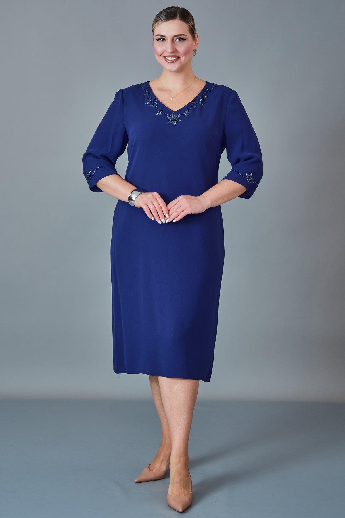 Karen - Extended Plus Size Dress (KRN27K4358)