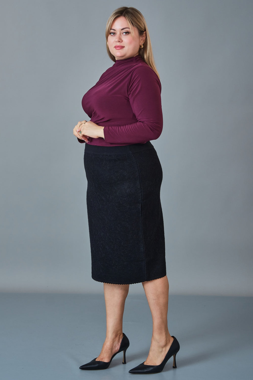 Charme - Extended Plus Size Skirt (CHM27K7106)