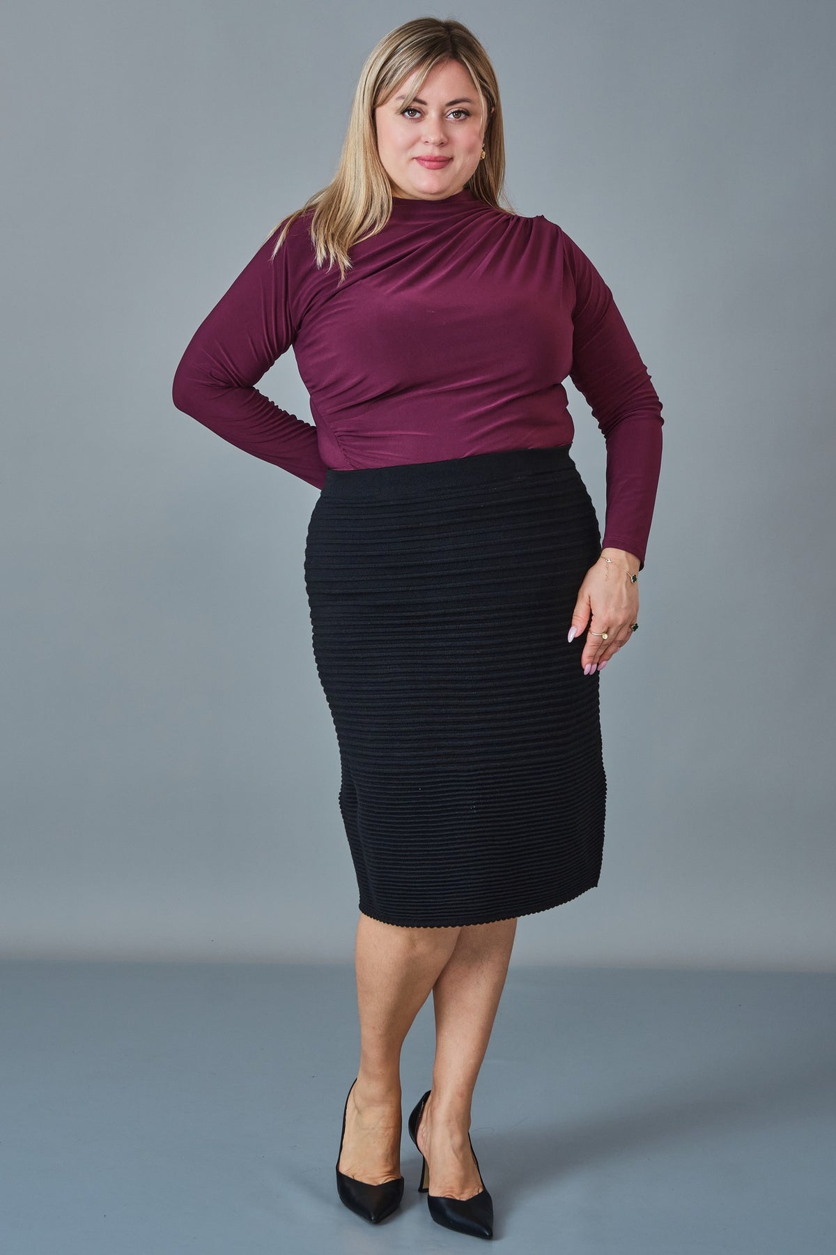 Charme - Plus Size Skirt (CHM27K7070)