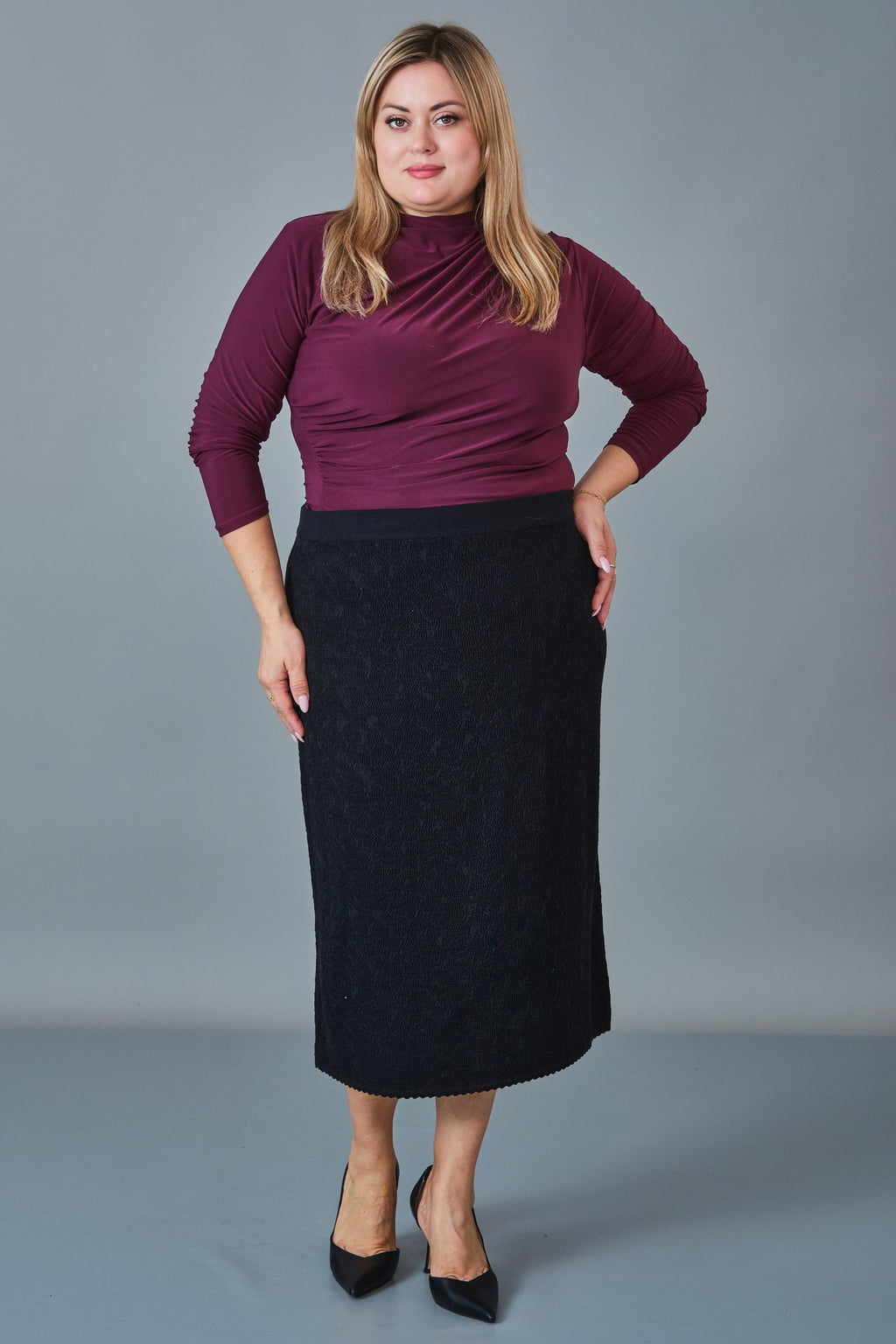 Charme - Extended Plus Size Skirt (CHM27K7102)