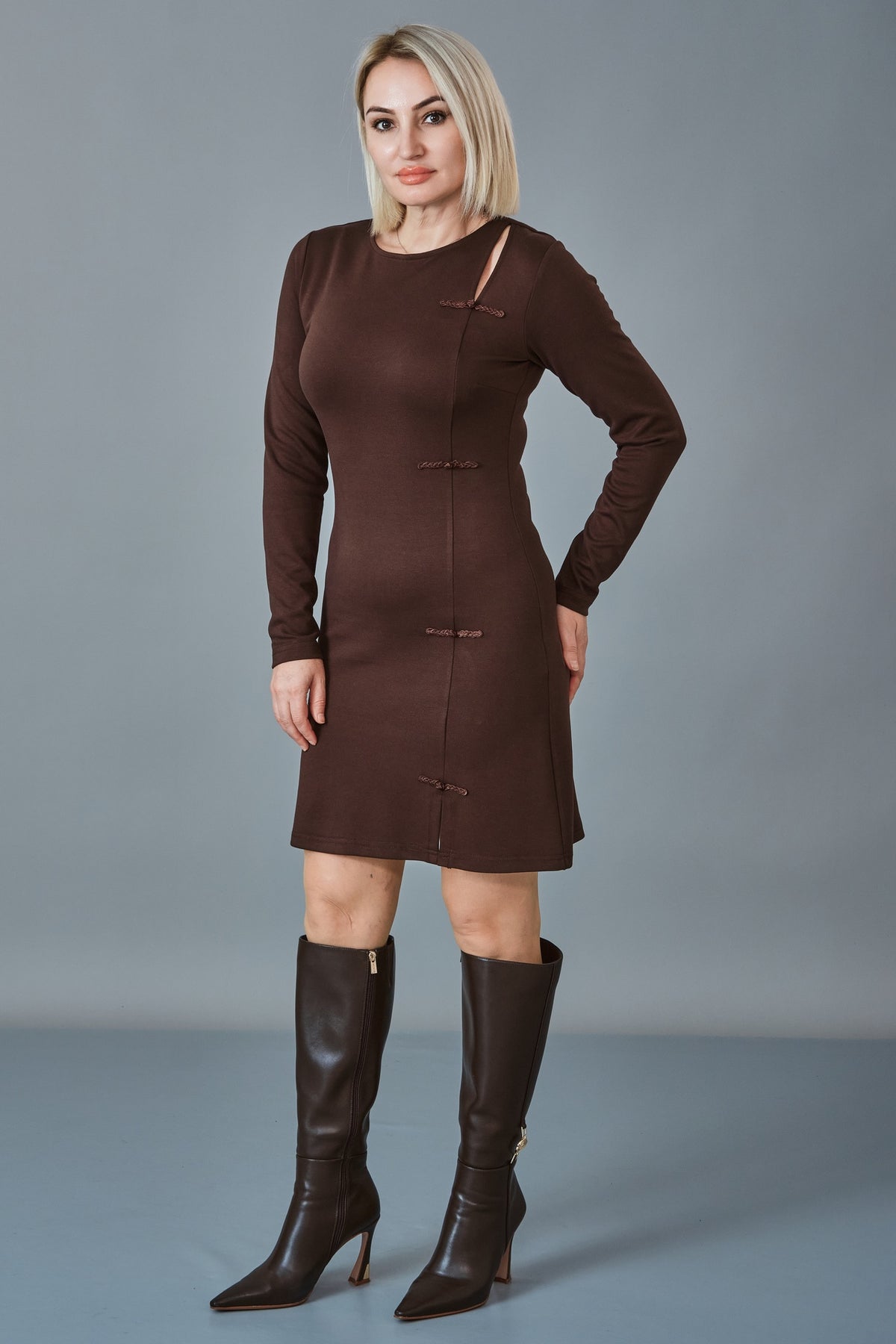 Salkim - Regular Size Dress (SAL27K76640)