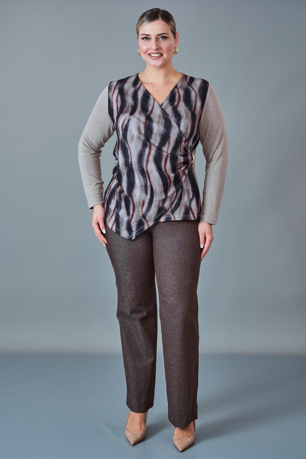 Xlife - Plus Size Blouse (XLF27K8308)