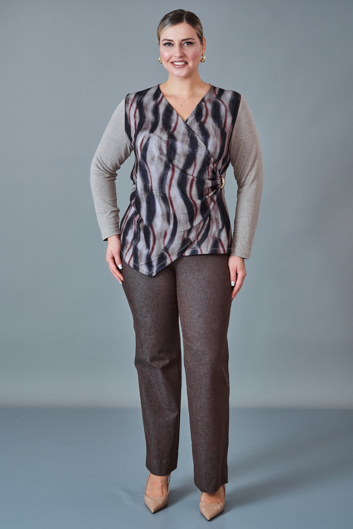 Xlife - Plus Size Blouse (XLF27K8308)