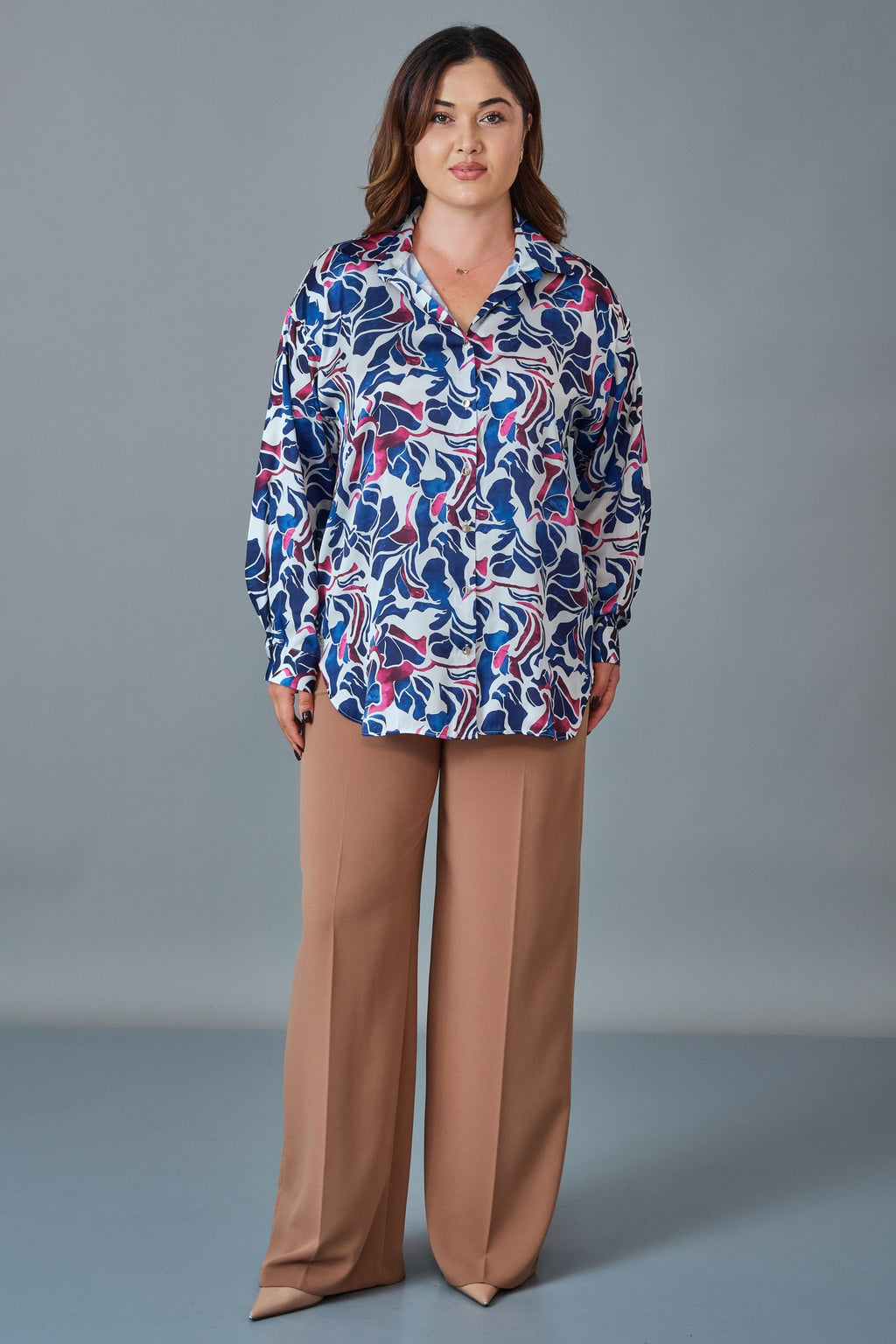 Selen - Plus Size Blouse (SLN27K260270)