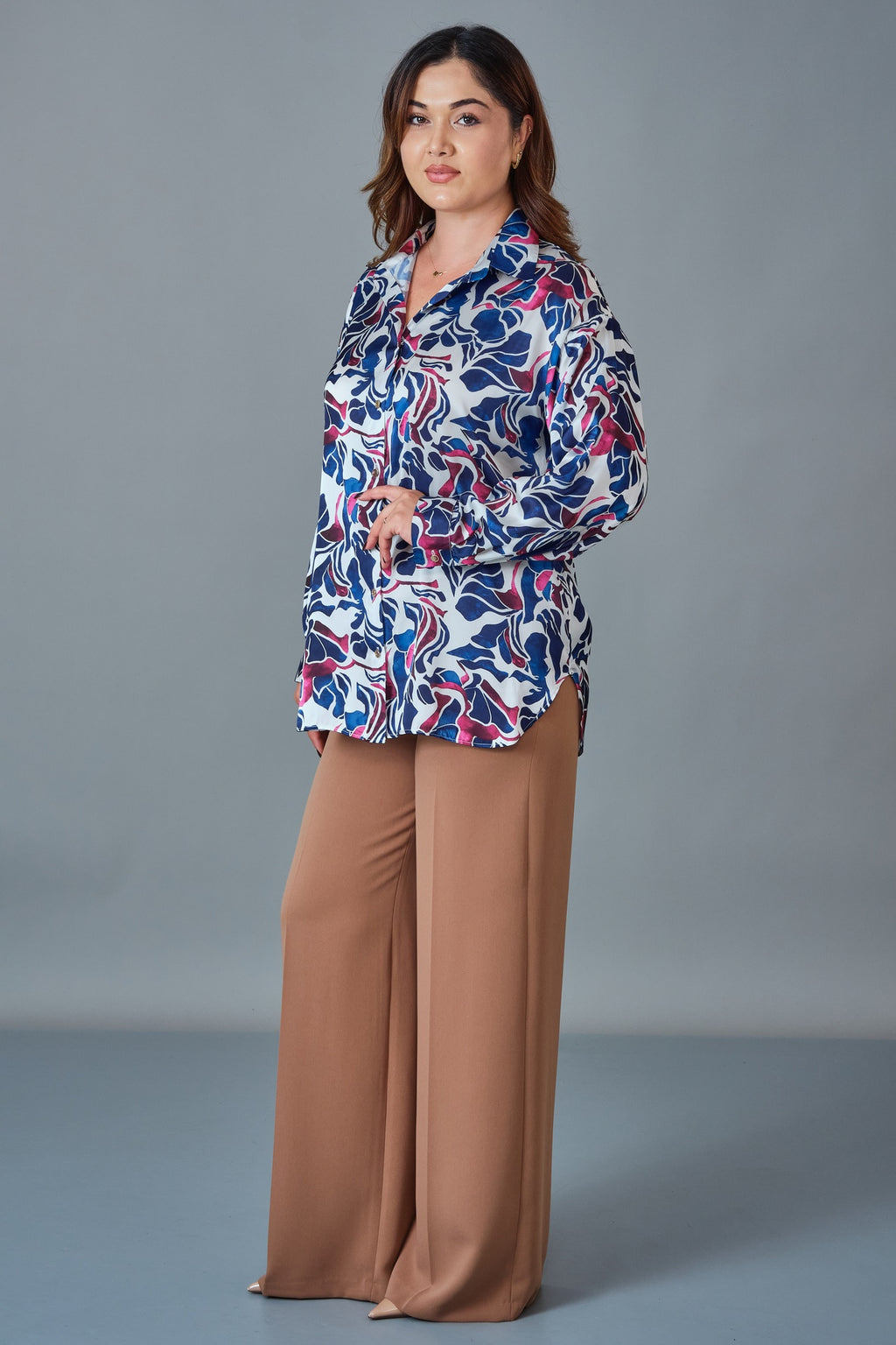 Selen - Plus Size Blouse (SLN27K260270)