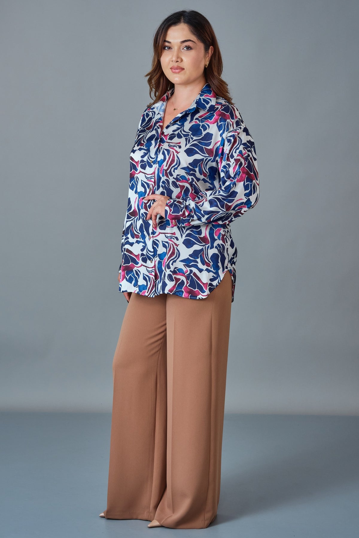 Selen - Plus Size Blouse (SLN27K260270)