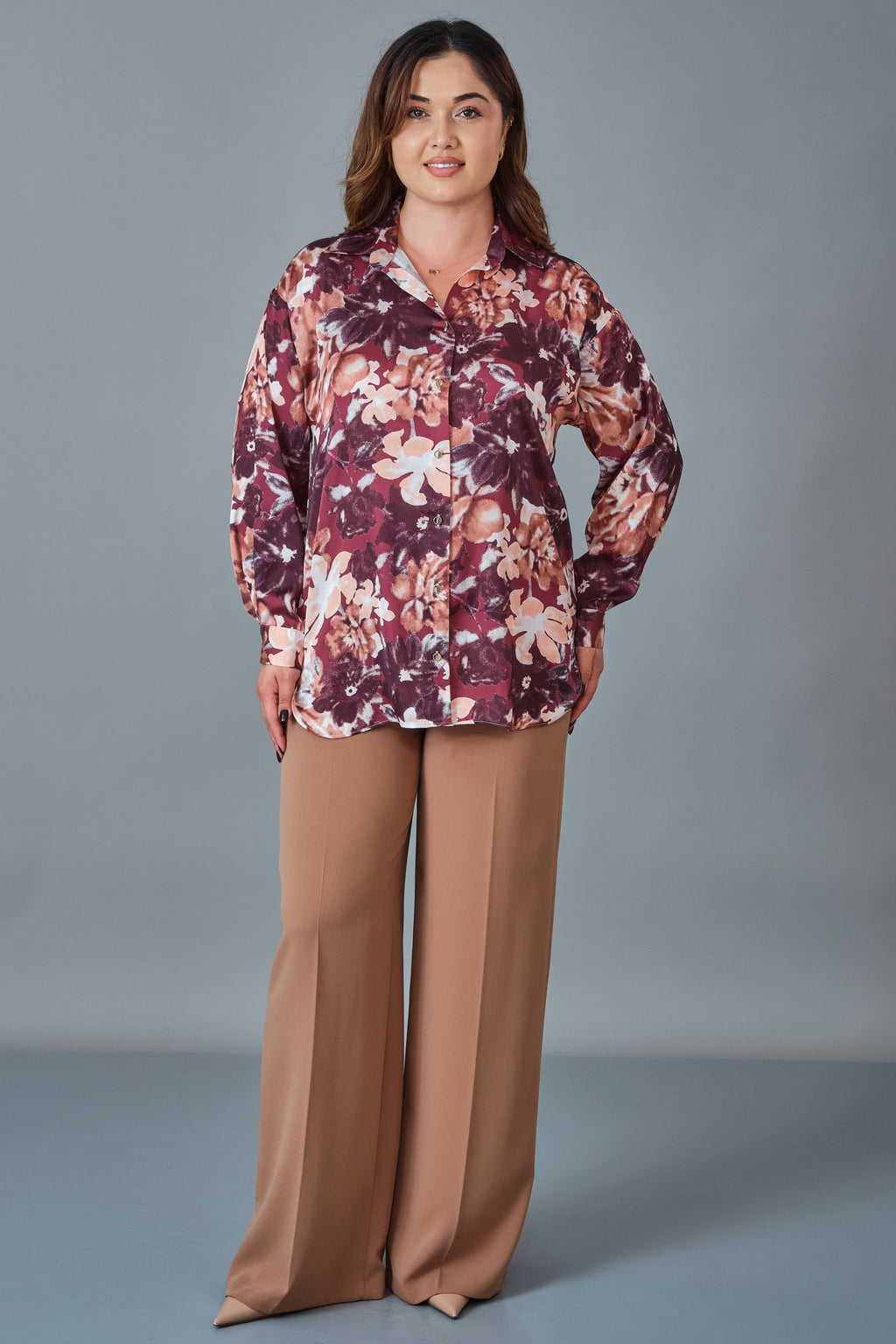 Selen - Plus Size Blouse (SLN27K260270)