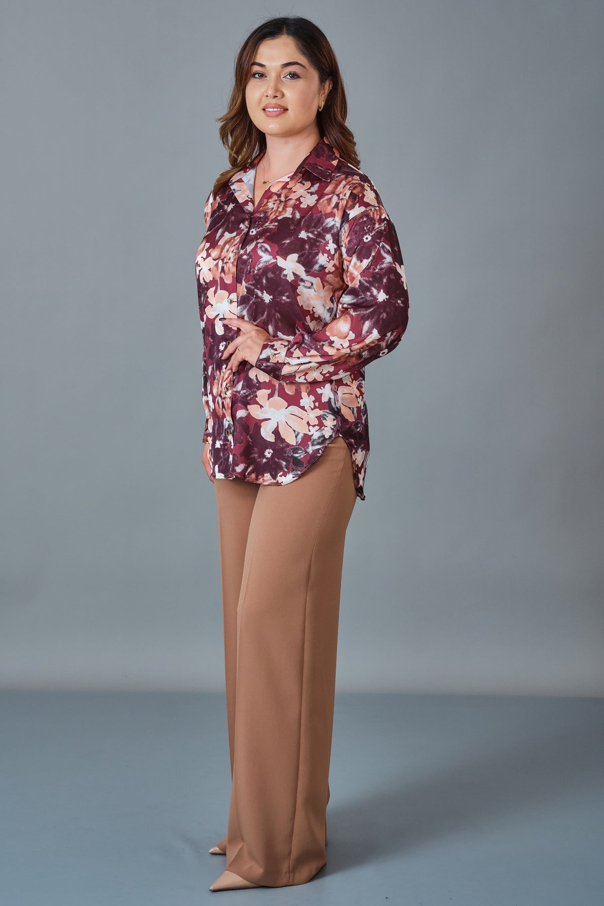 Selen - Plus Size Blouse (SLN27K260270)