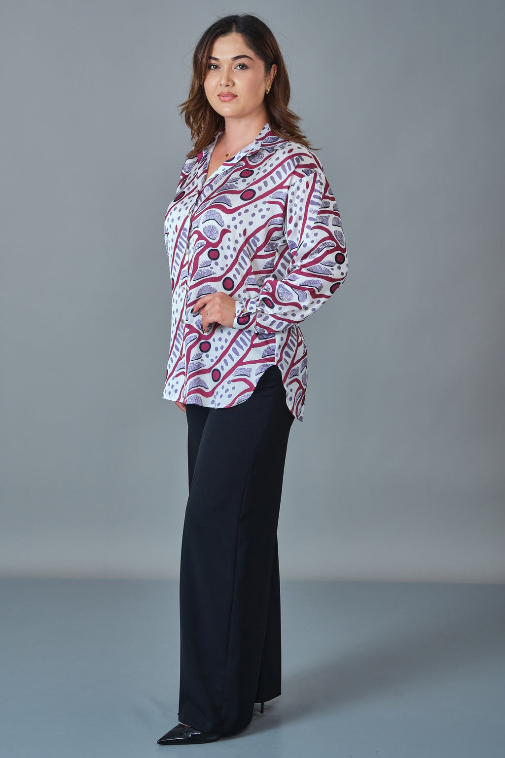 Selen - Plus Size Blouse (SLN27K260270)