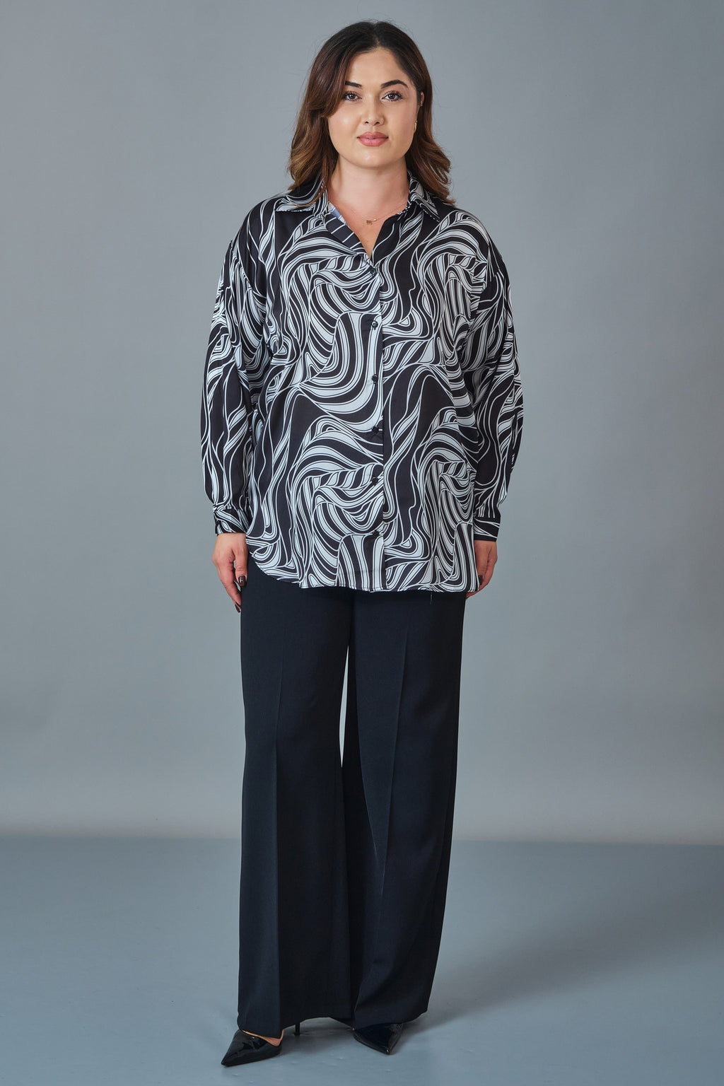 Selen - Plus Size Blouse (SLN27K260270)