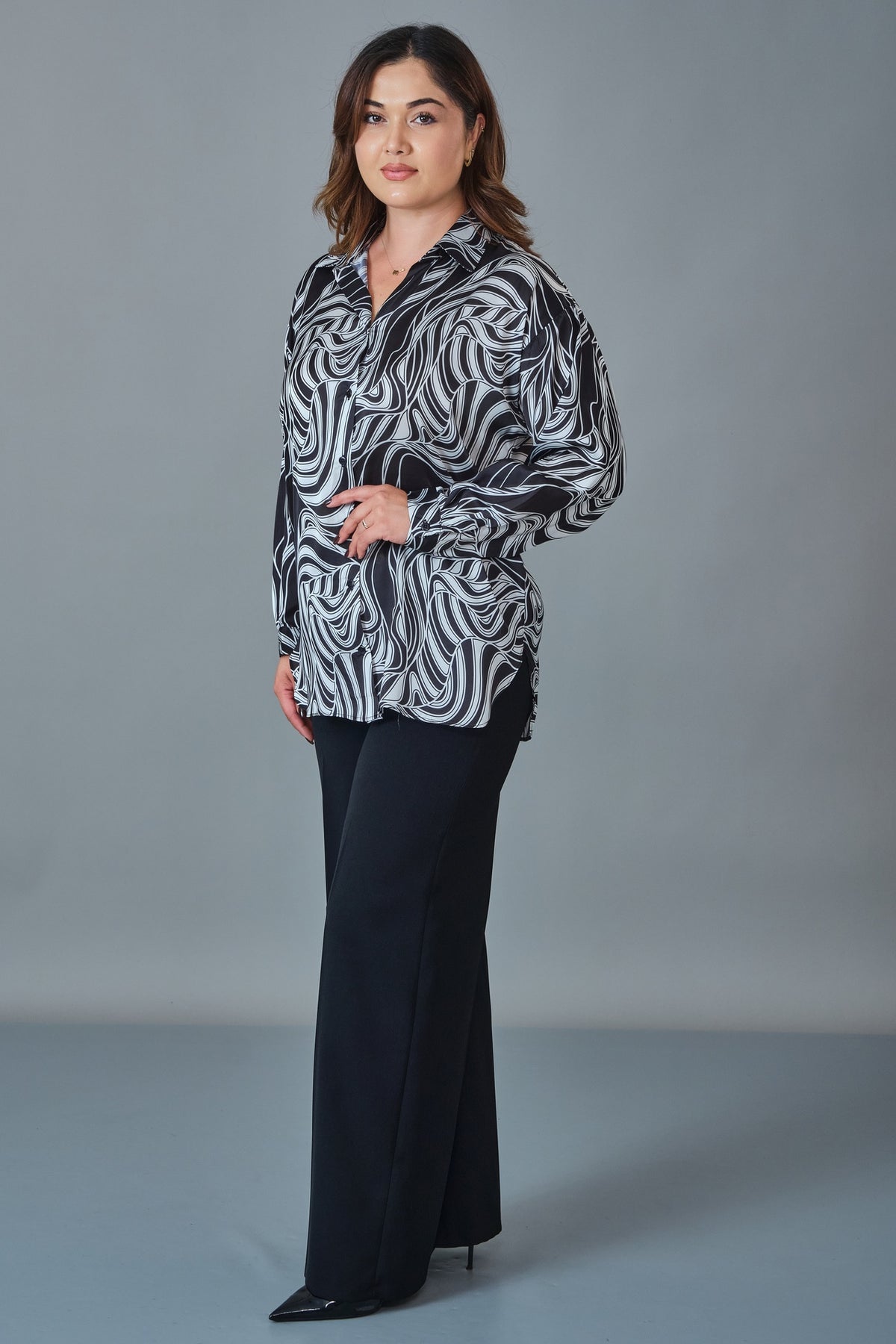 Selen - Plus Size Blouse (SLN27K260270)