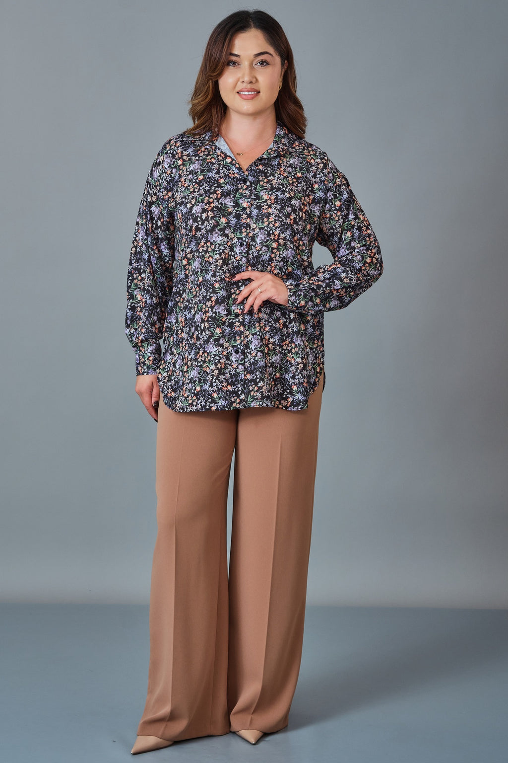 Selen - Plus Size Blouse (SLN27K260270)