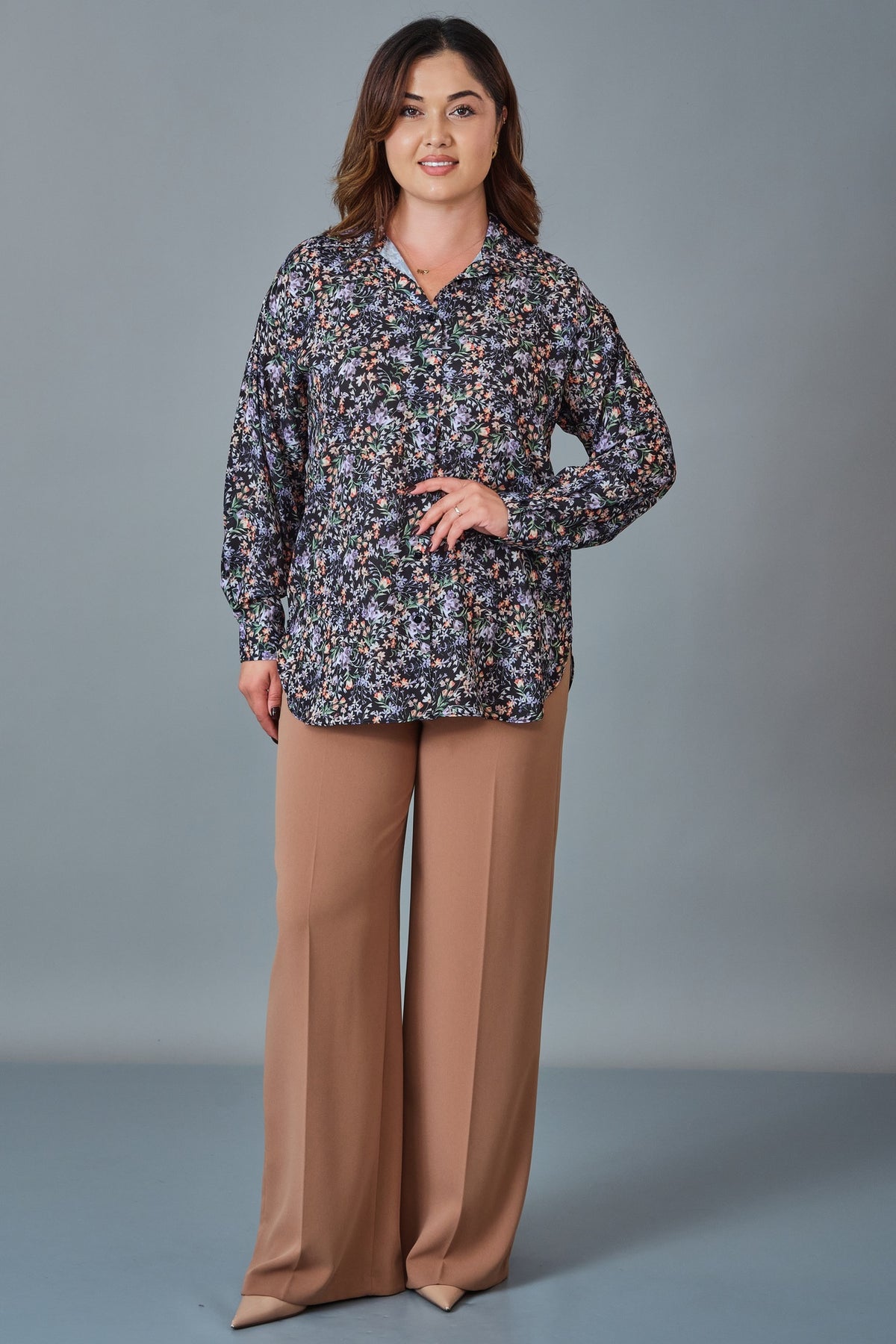 Selen - Plus Size Blouse (SLN27K260270)