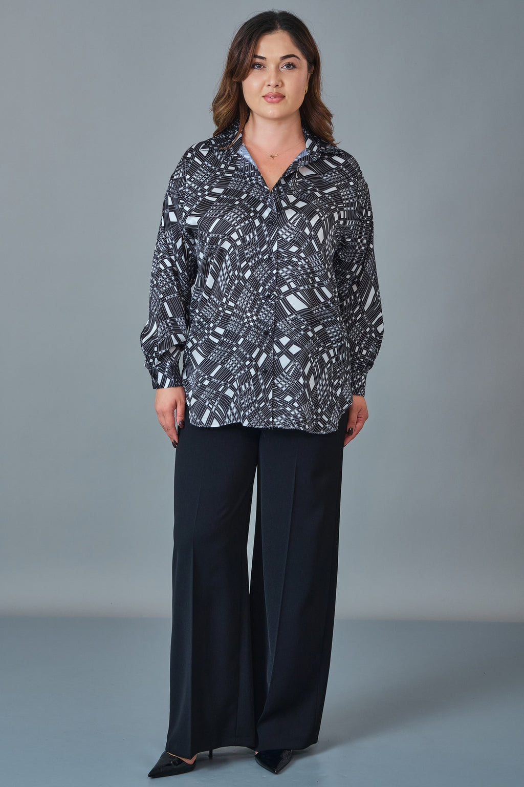 Selen - Plus Size Blouse (SLN27K260270)