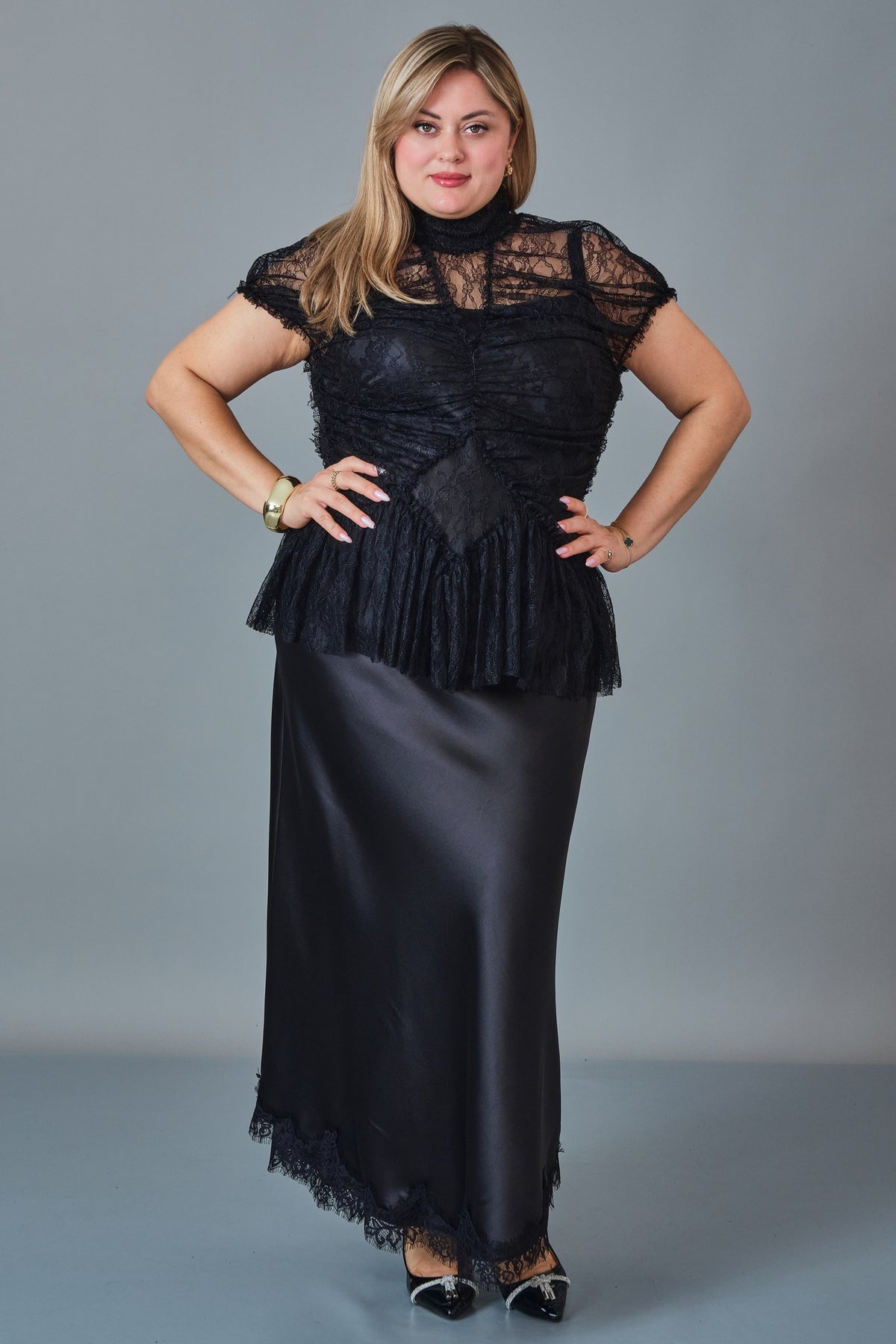 Chiffon Line - Plus Size Dress (CFL27K3535)