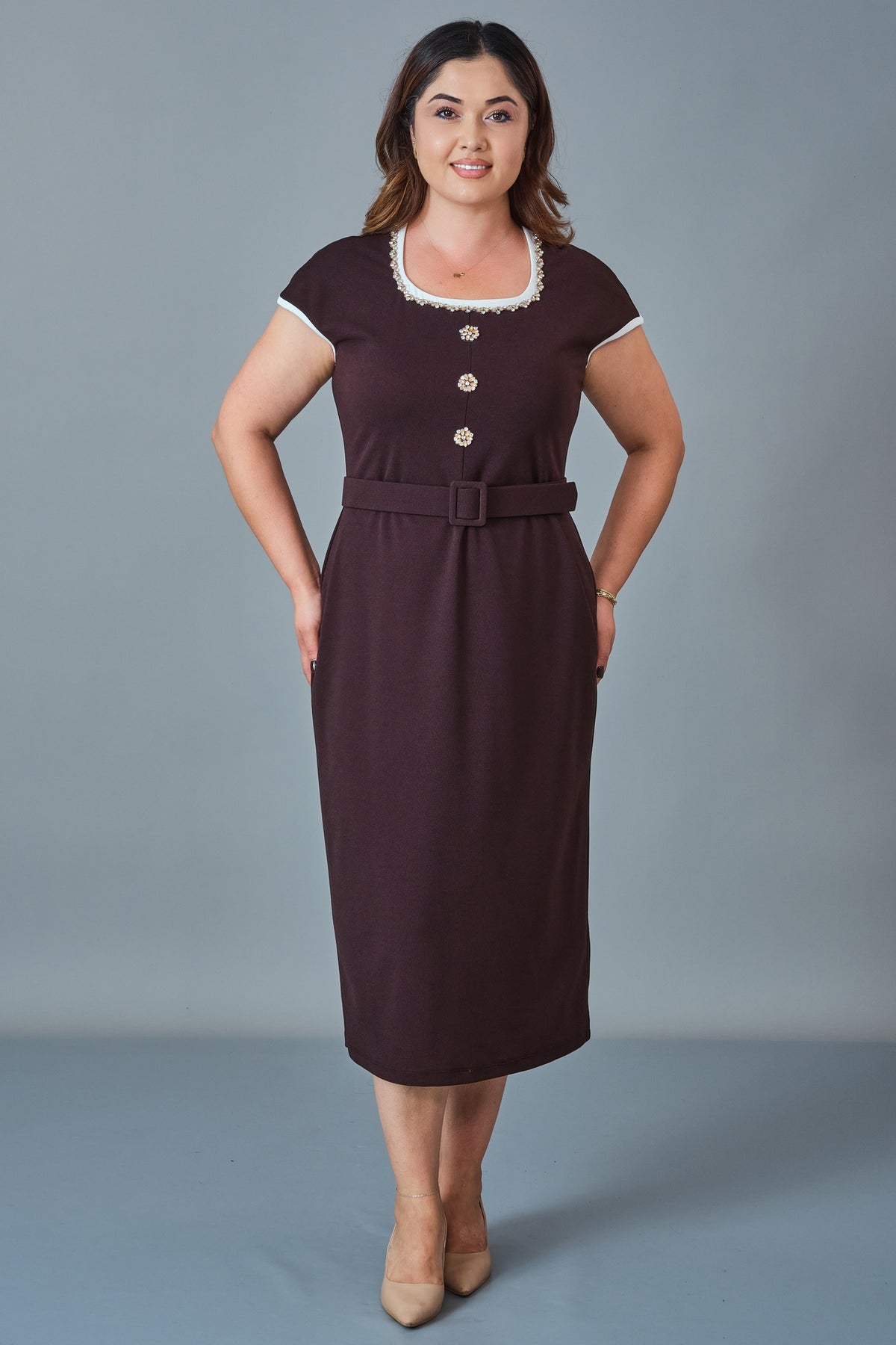 Dress Port - Plus Size Dress (DSP27K5853)