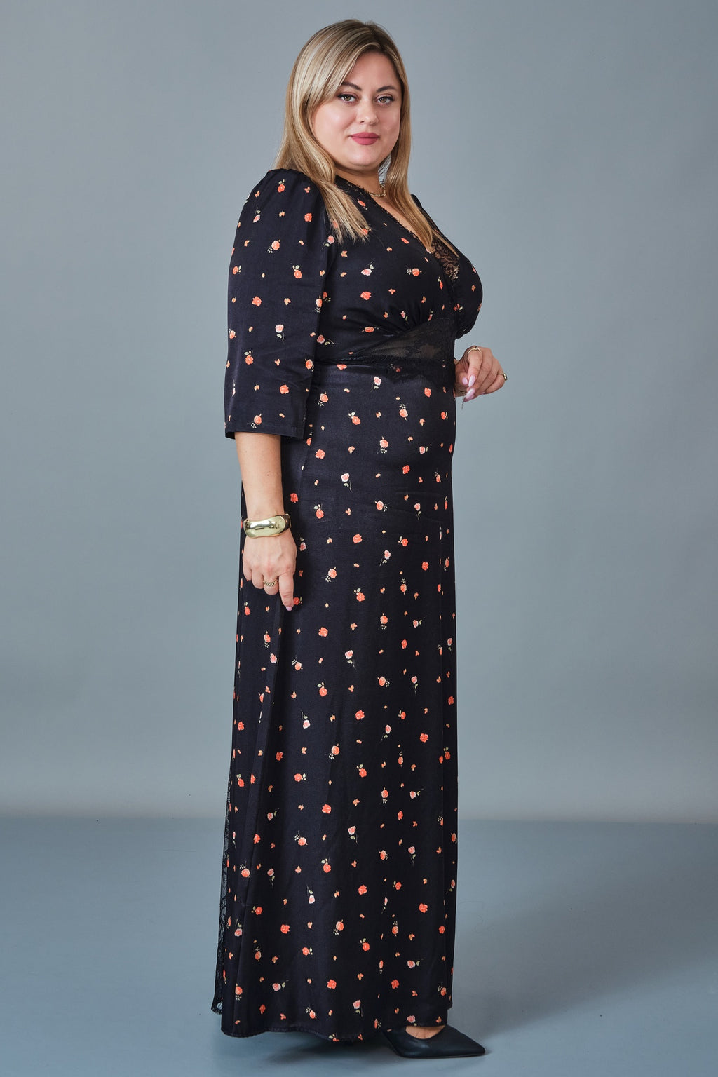 Chiffon Line - Plus Size Dress (CFL27K3532)