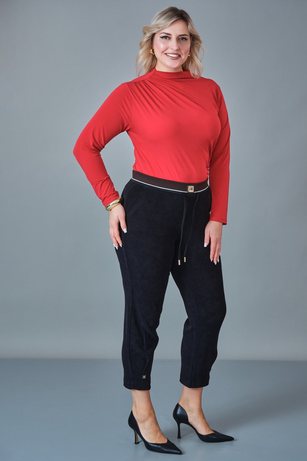 Elitline - Plus Size Trousers (ELT27K1-04-4153)