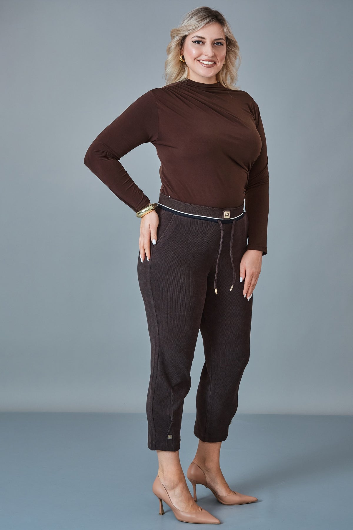 Elitline - Plus Size Trousers (ELT27K1-04-4153)