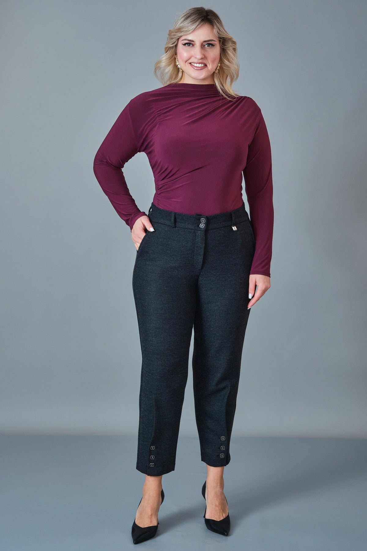 Elitline - Plus Size Trousers (ELT27K1-69-4151)