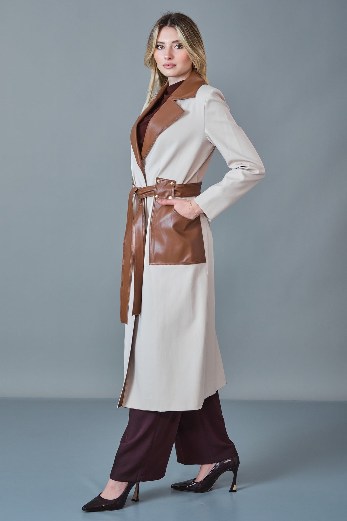 Renata - Regular Size Trench Coat (REN27KP3712)