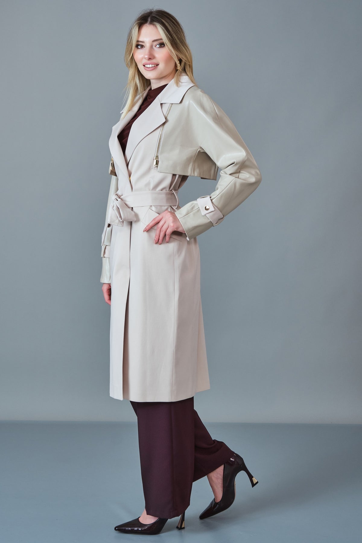 Renata - Regular Size Trench Coat (REN27KP3462)
