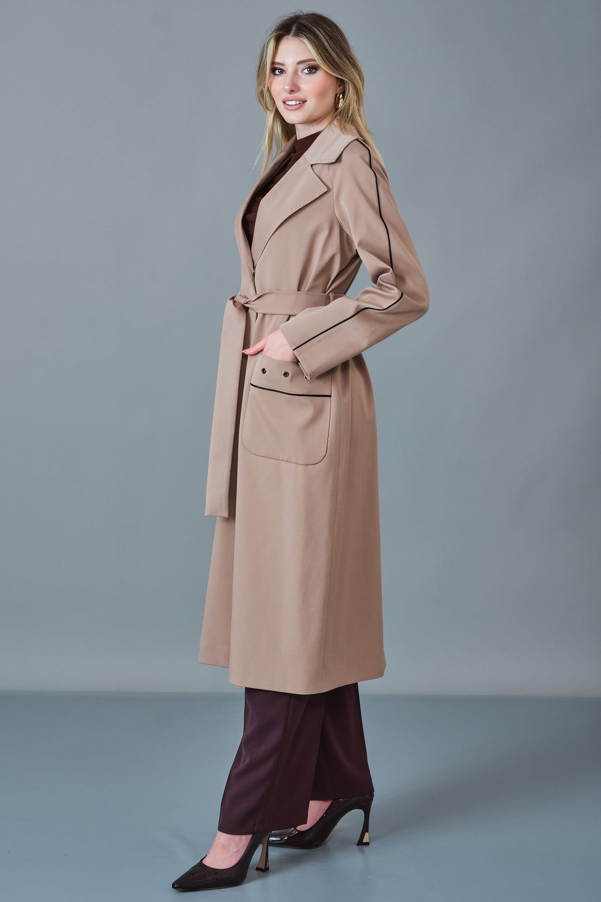 Renata - Regular Size Trench Coat (REN27KP2996)