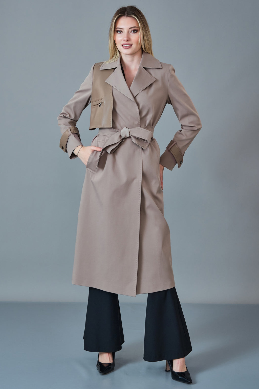 Renata - Regular Size Trench Coat (REN27KP3492)