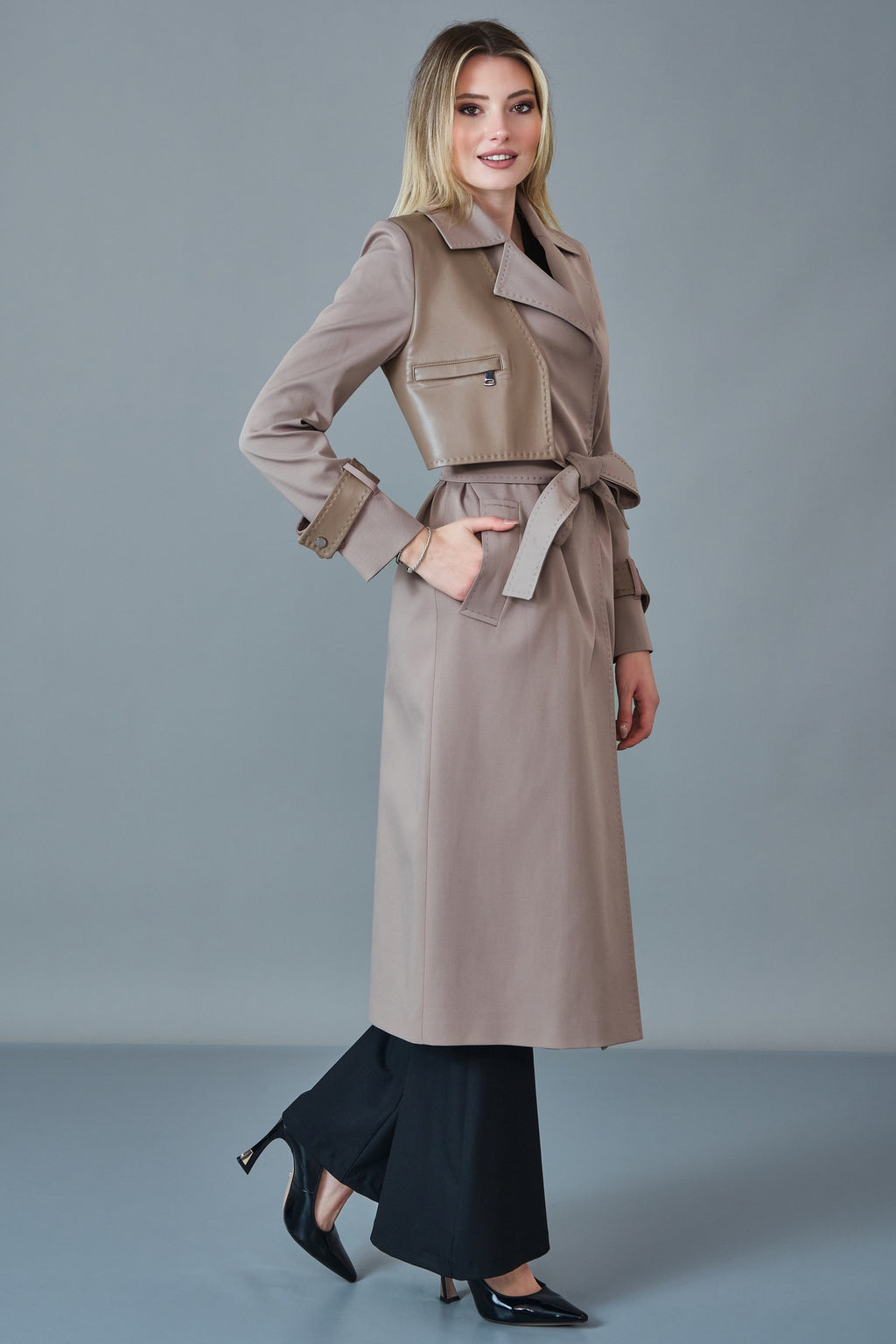 Renata - Regular Size Trench Coat (REN27KP3492)
