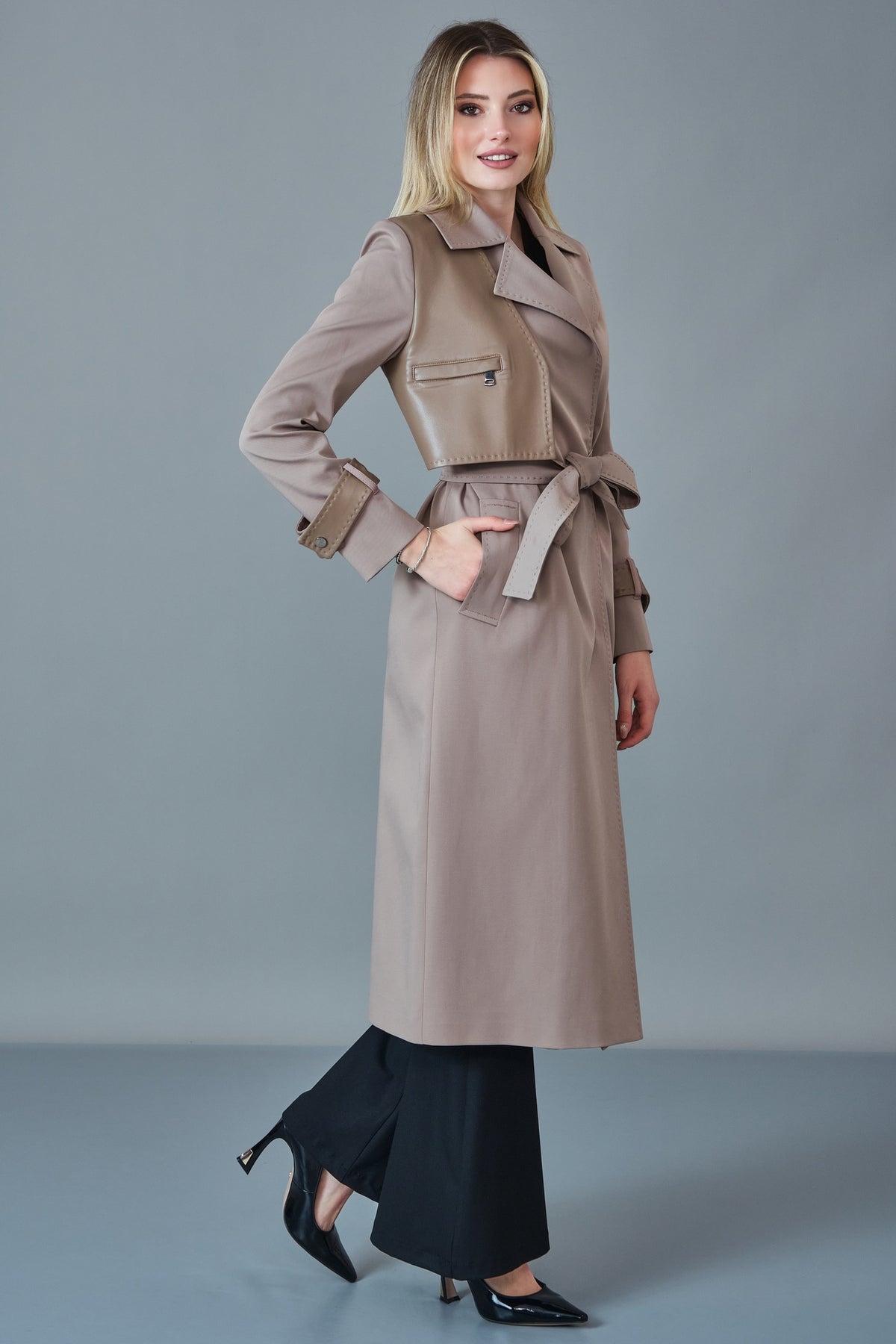 Renata - Regular Size Trench Coat (REN27KP3492)