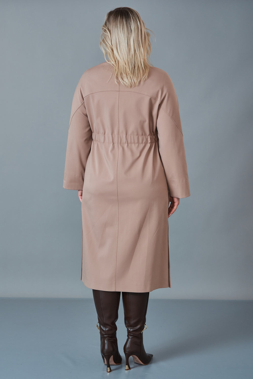 Renata - Plus Size Trench Coat (REN27KP200.0)