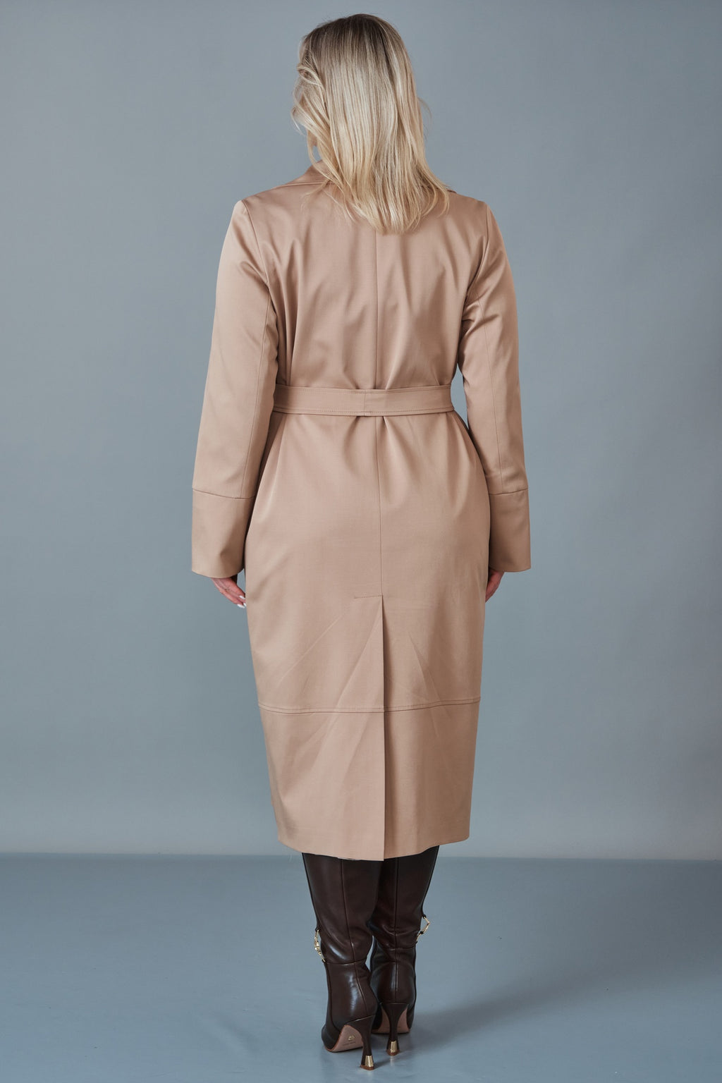 Renata - Plus Size Trench Coat (REN27KP2564.4)