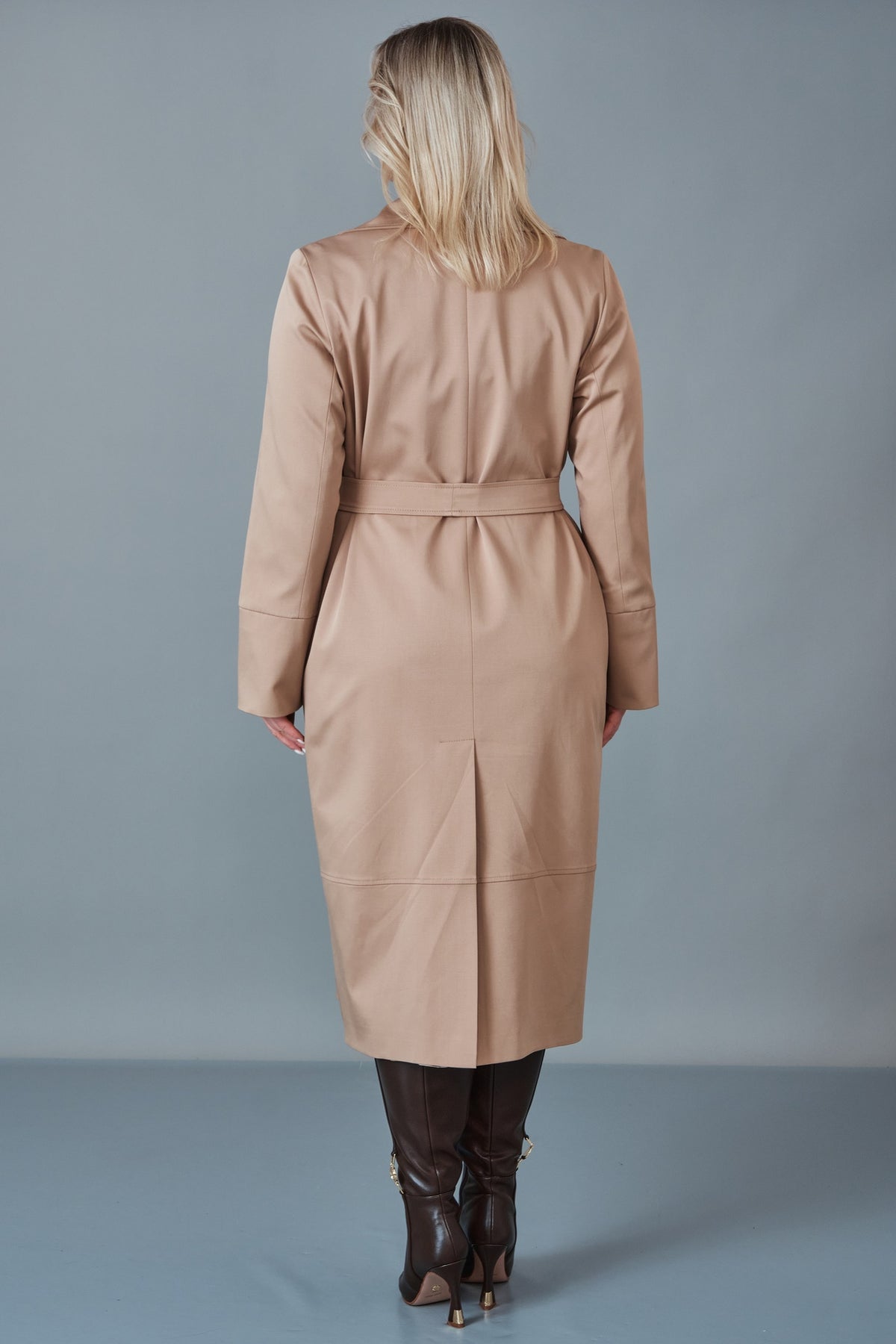 Renata - Plus Size Trench Coat (REN27KP2564.4)