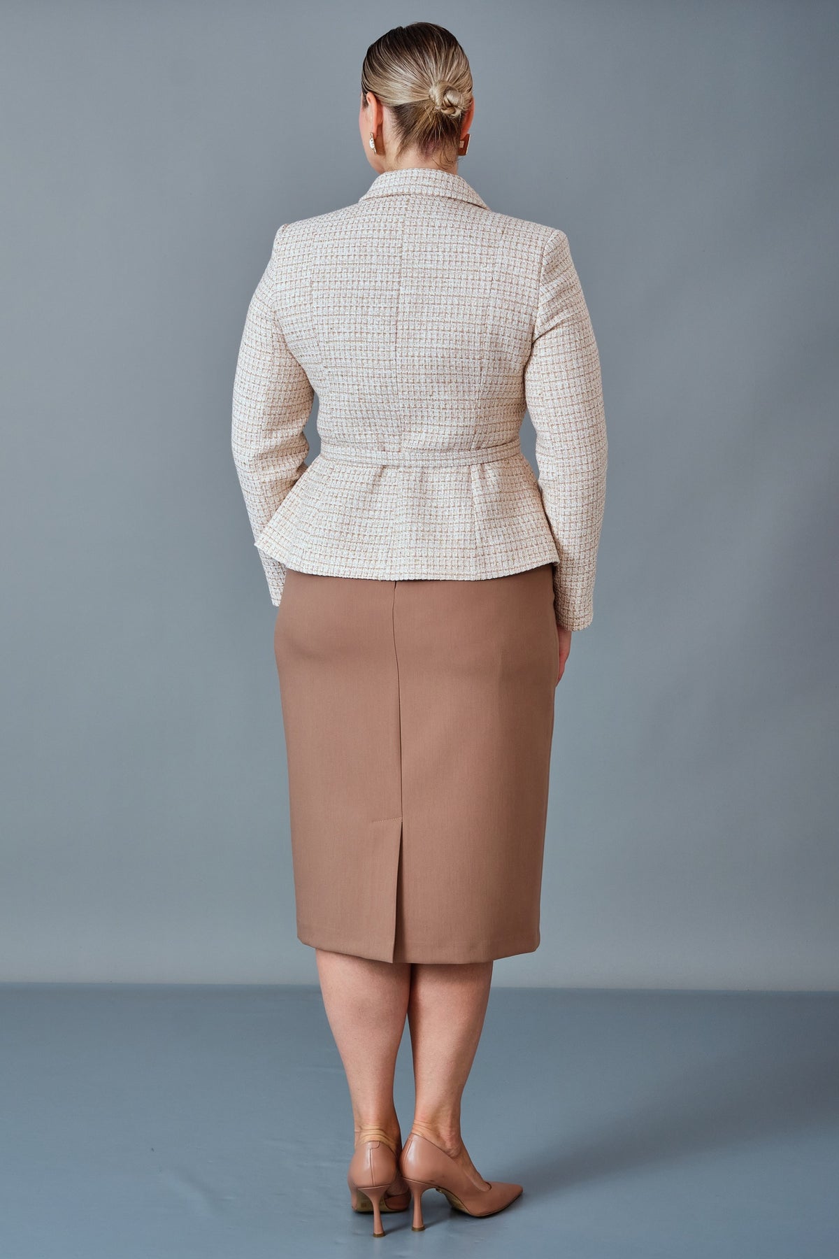 Butik Dayi - Plus Size Suit (BDY27K44442-31606-1004)