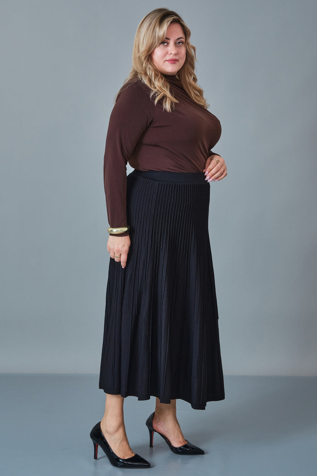 Desender - Plus Size Skirt (DES27K5682)