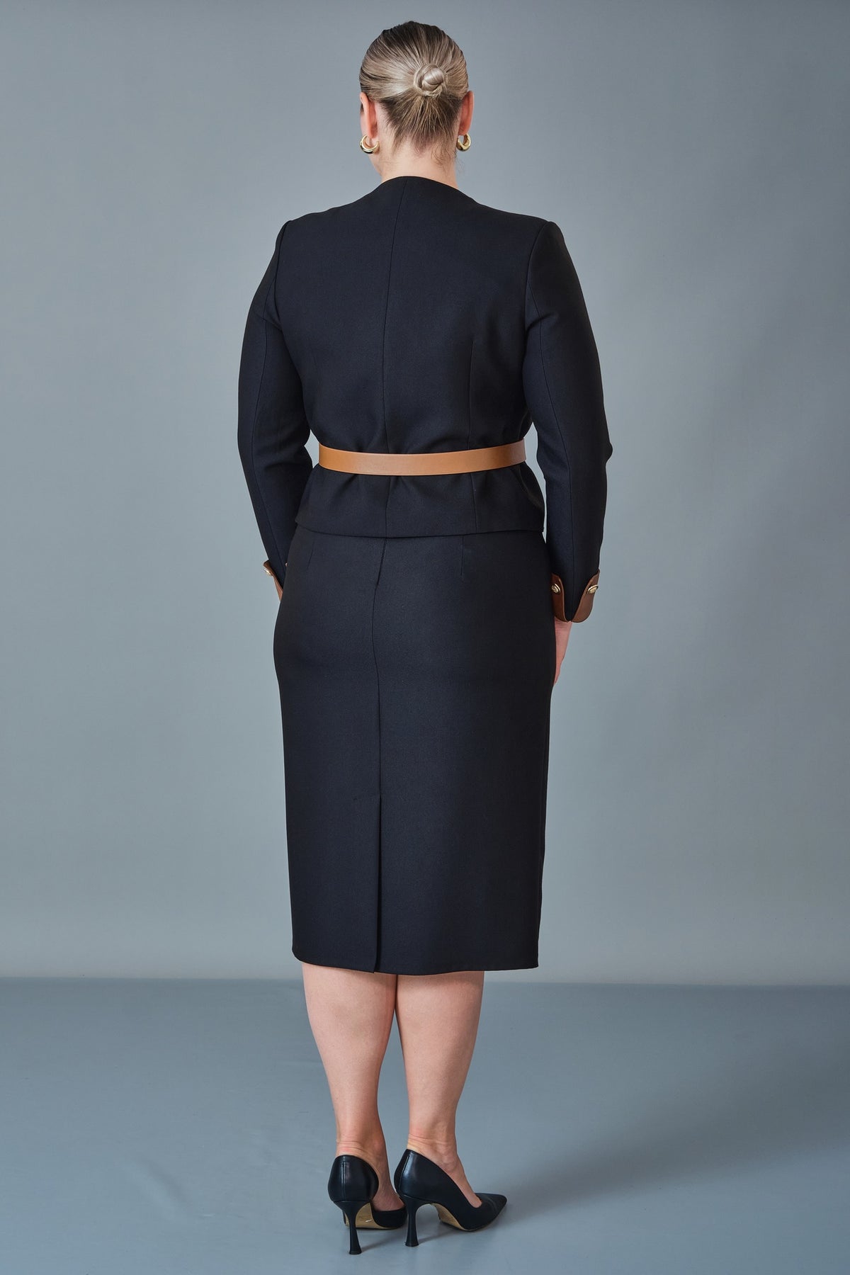 Hatunca - Plus Size Suit (HTC27K184231BB)