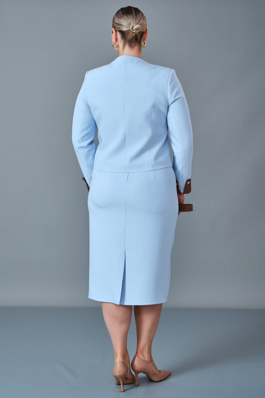 Hatunca - Plus Size Suit (HTC27K184231BB)