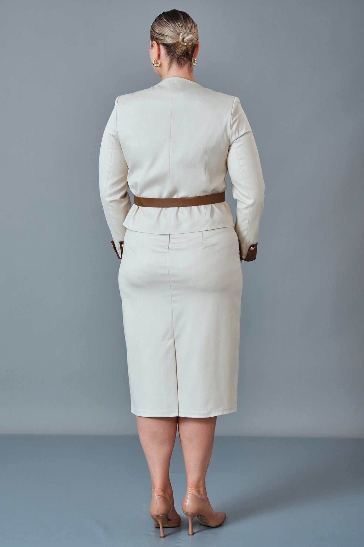 Hatunca - Plus Size Suit (HTC27K184231BB)