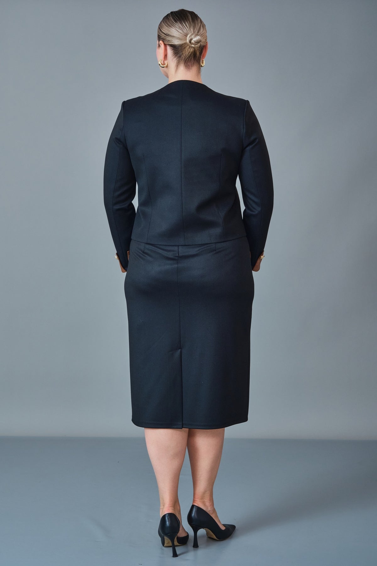 Hatunca - Plus Size Suit (HTC27K184231BB)