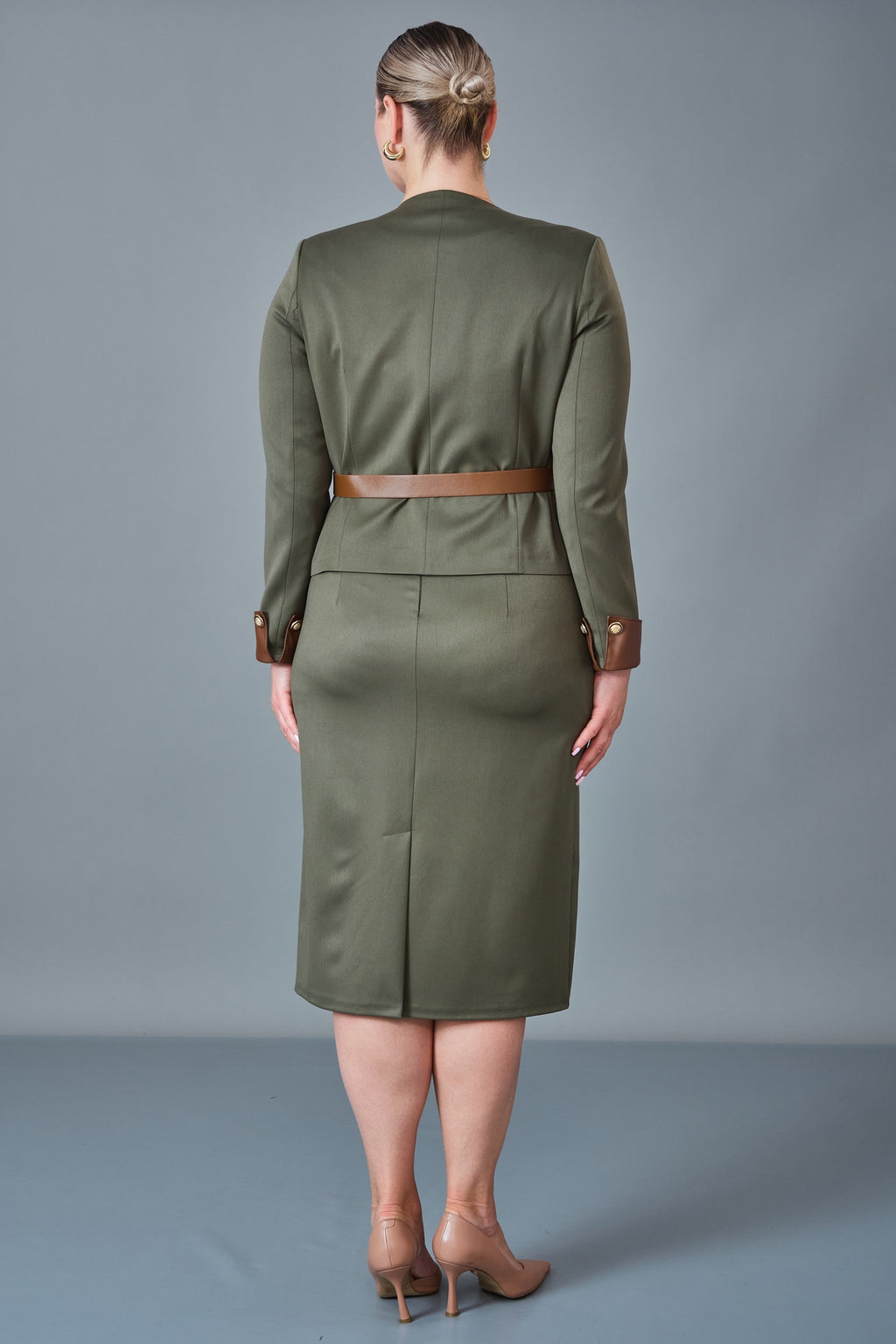 Hatunca - Plus Size Suit (HTC27K184231BB)