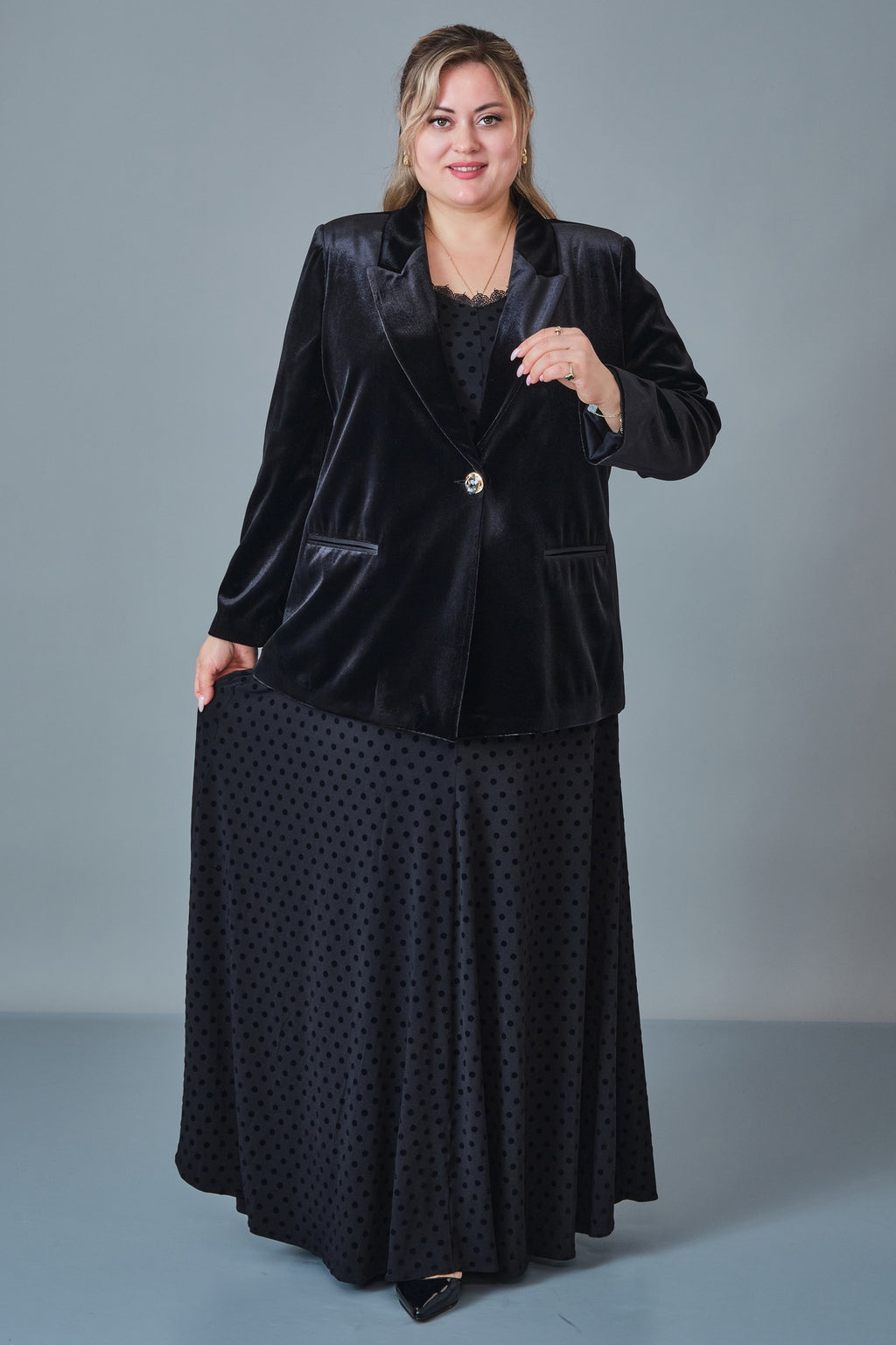 Chiffon Line - Plus Size Dress (CFL27K3528)