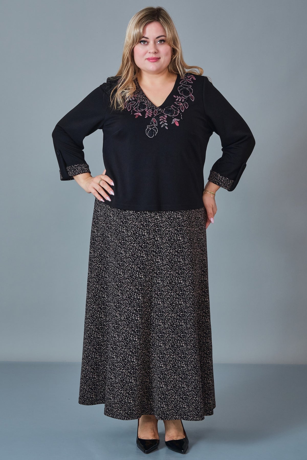 Gumanize - Plus Size Dress (GMZ2027-243-8594)