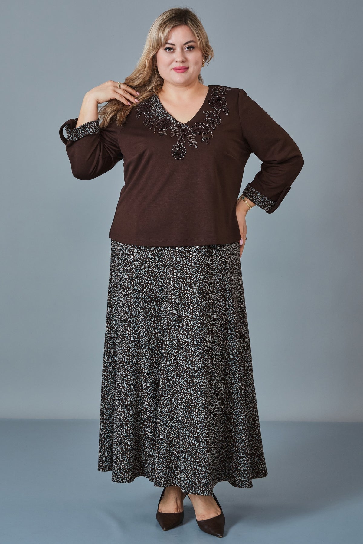 Gumanize - Plus Size Dress (GMZ2027-243-8594)