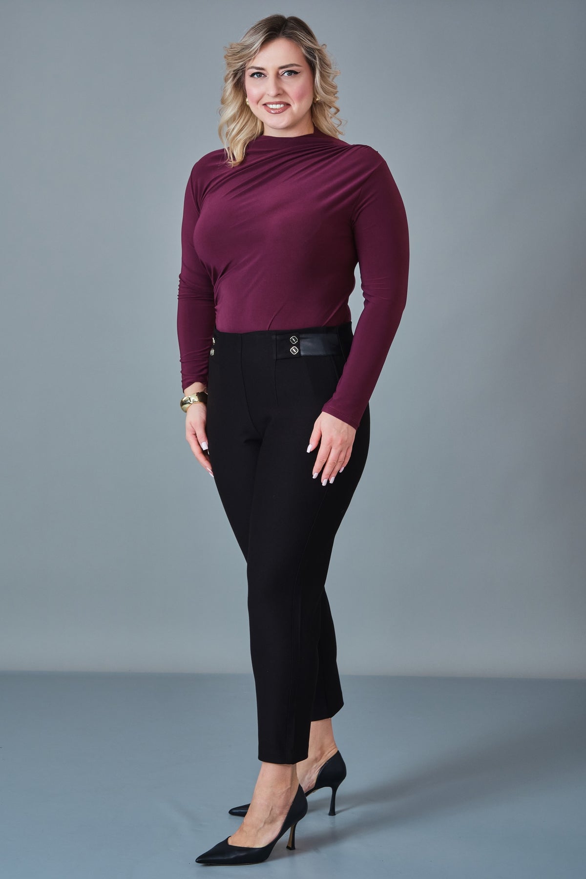 Elitline - Plus Size Trousers (ELT27K1-01-4154)