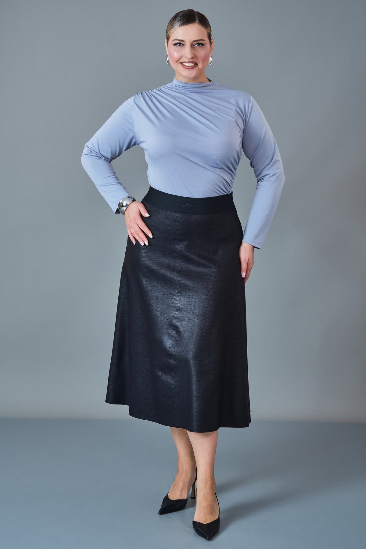 Elitline - Plus Size Skirt (ELT27K2-71-4012)