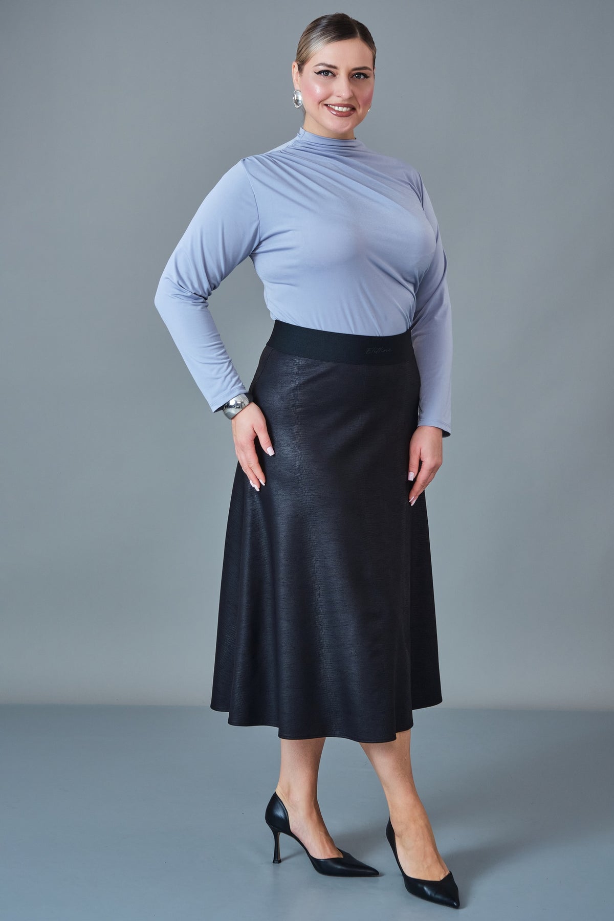 Elitline - Plus Size Skirt (ELT27K2-71-4012)
