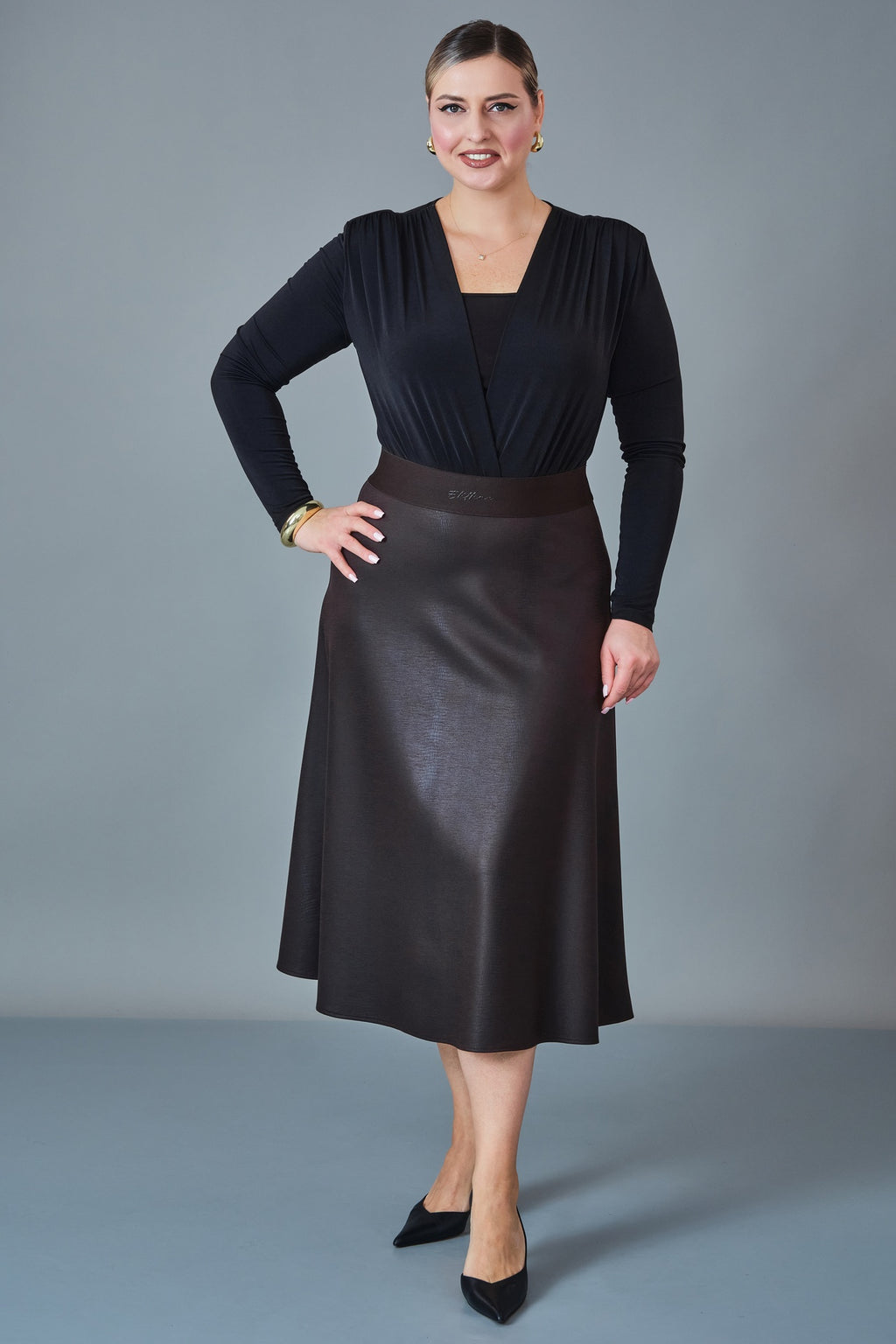 Elitline - Plus Size Skirt (ELT27K2-71-4012)