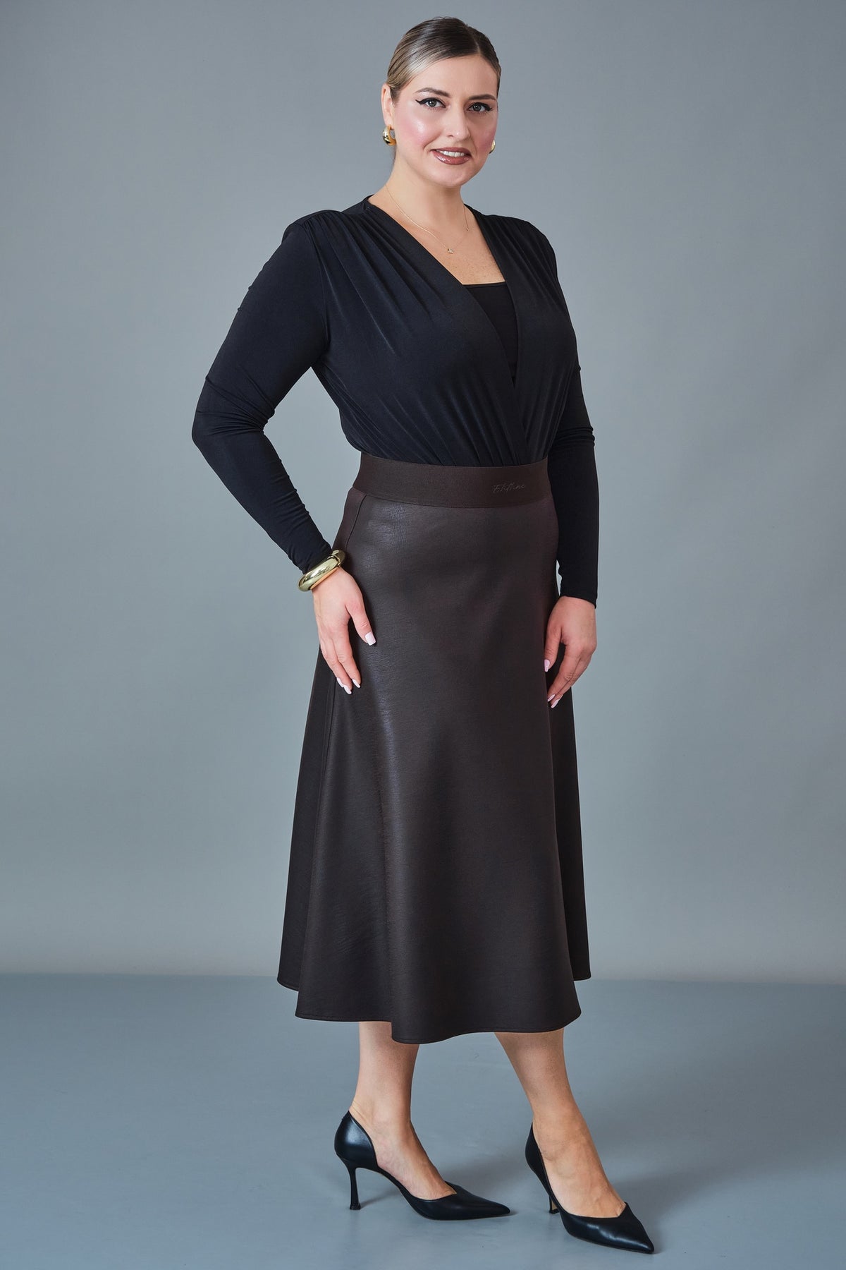 Elitline - Plus Size Skirt (ELT27K2-71-4012)